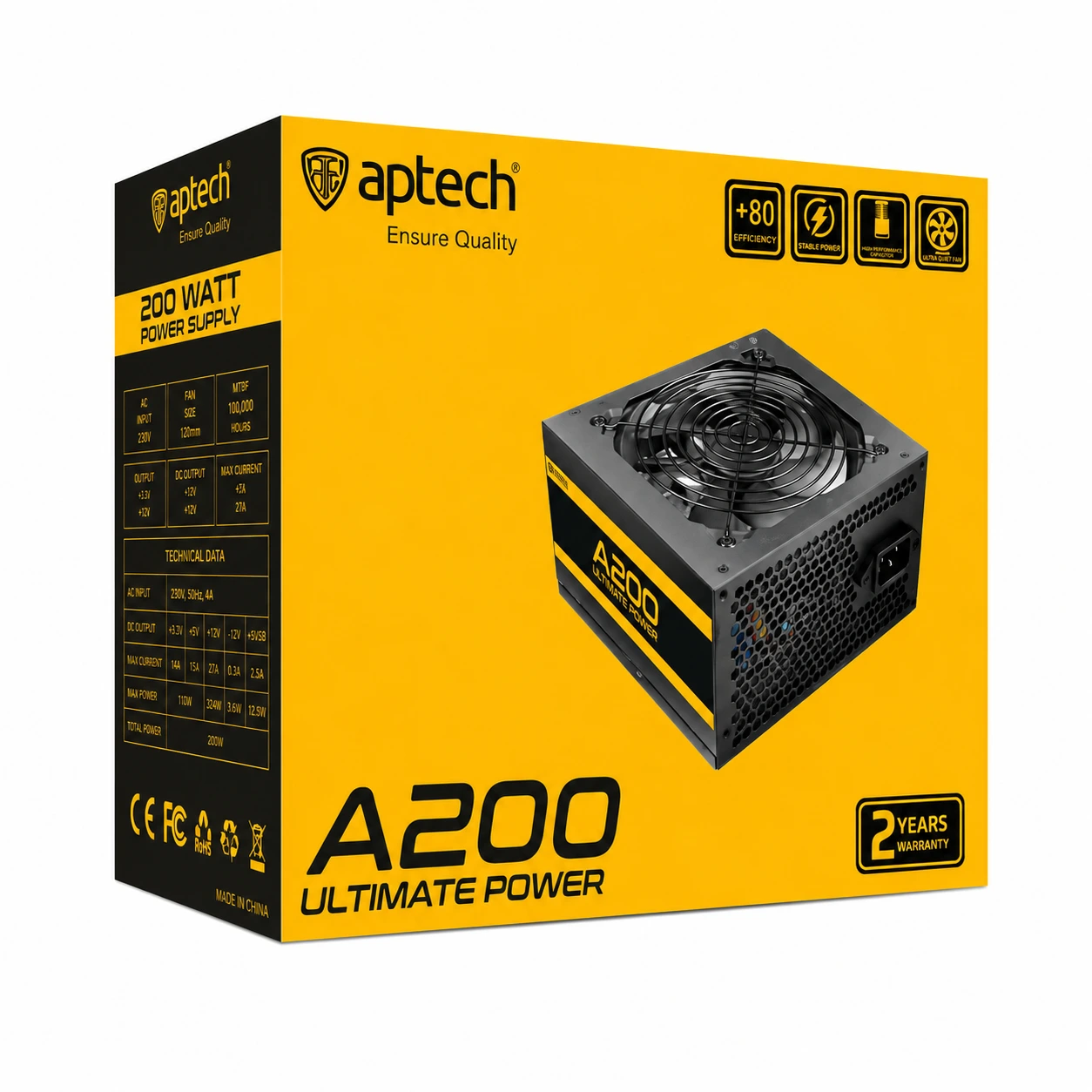 APTECH 200W BLACK EDITION A200