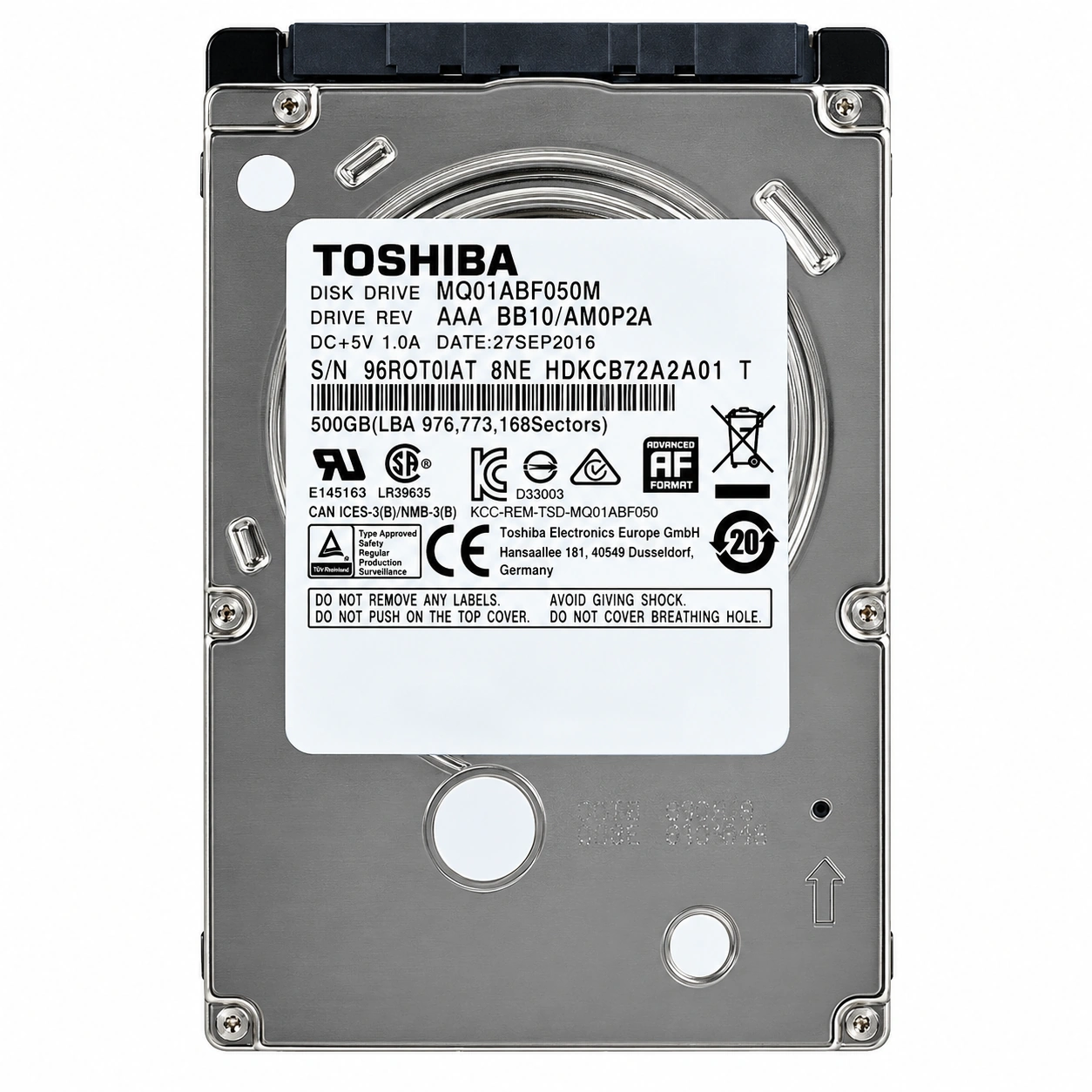 MIX LAPTOP 500GB SATA HDD