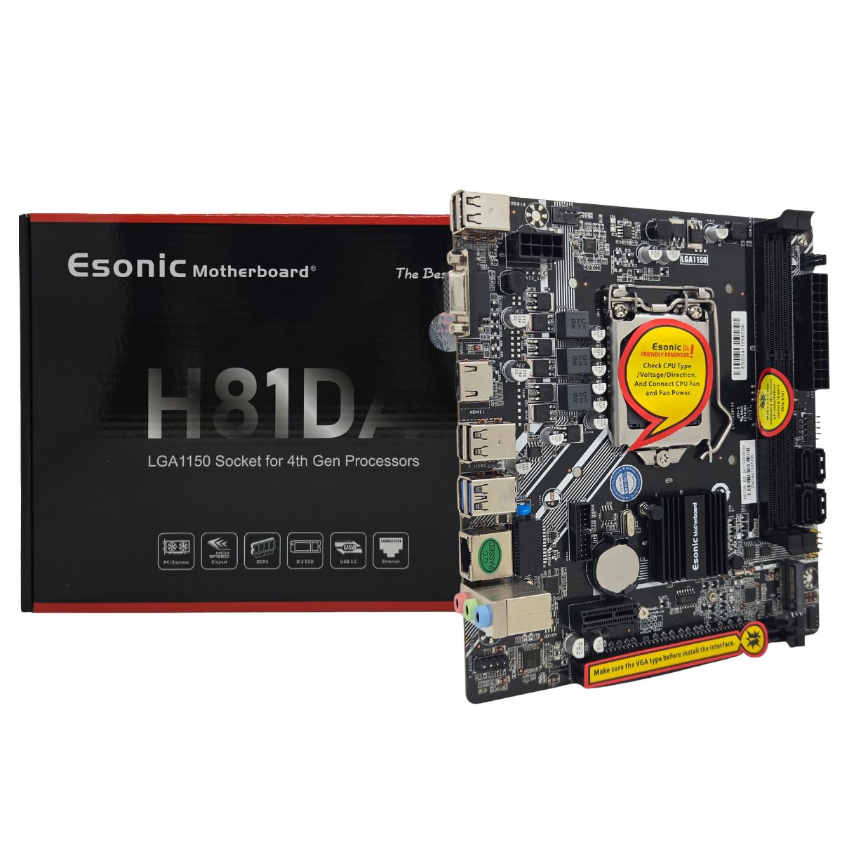 ESONIC DDR3 M.2 HDMI H81DA