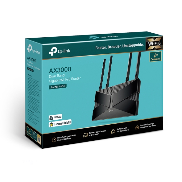 TP-Link Archer AX53 AX3000 Dual Band Gigabit Wi-Fi Router