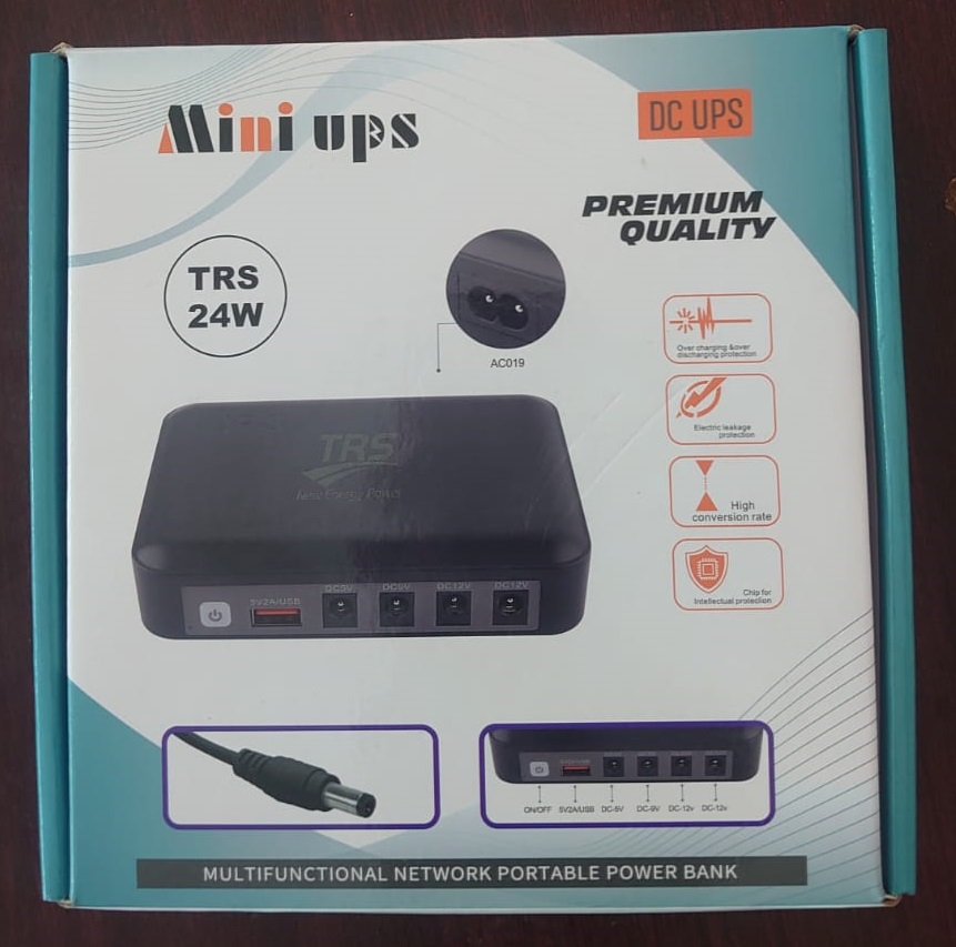 TRS MINI DC UPS 27W/24W