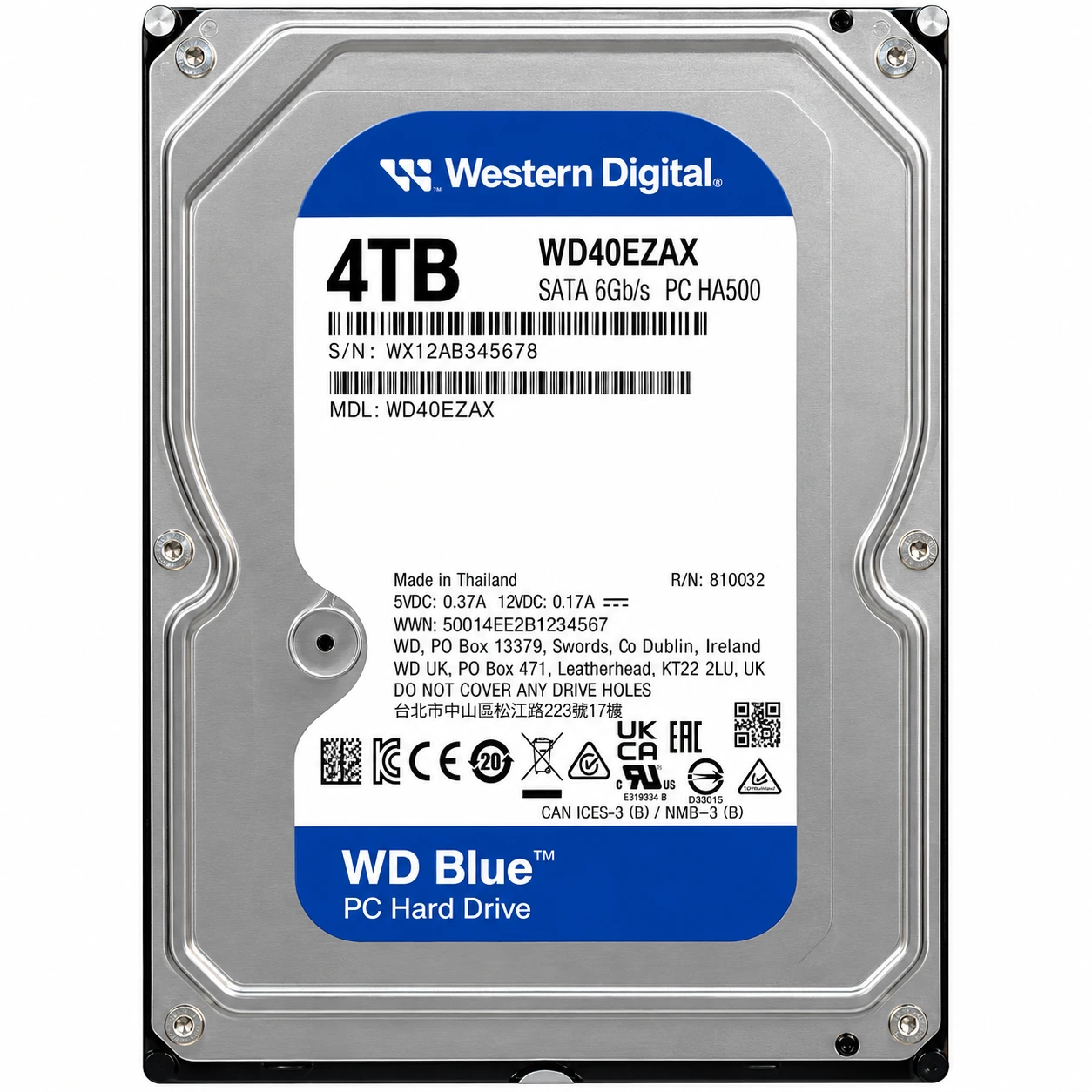 WD 4TB  DESKTOP SATA HDD
